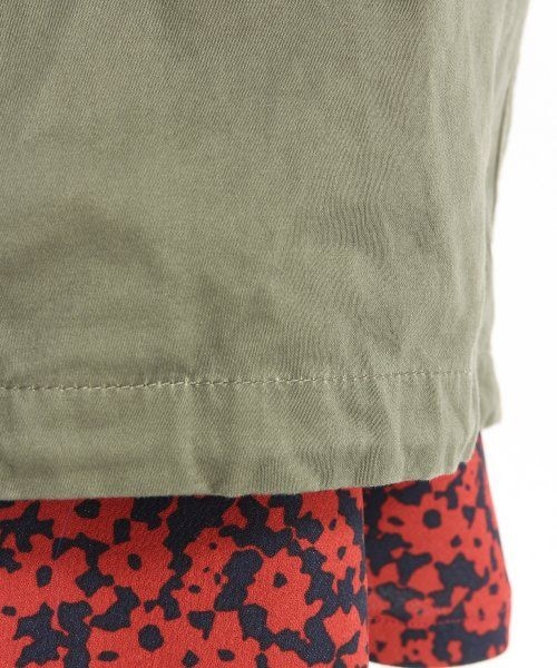 LOWRYS FARM（ローリーズファーム）の「コットンファーツキモッズコート/mikoa（ジャケット/アウター・レディース・カーキ・Ｌ/Ｍ）」の8枚目の写真