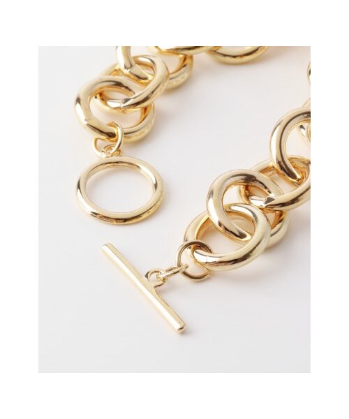 KBF（ケイビーエフ）の「KBF+ リングチェーンブレスレット（アクセサリー・レディース・SILVER/GOLD・one）」の6枚目の写真