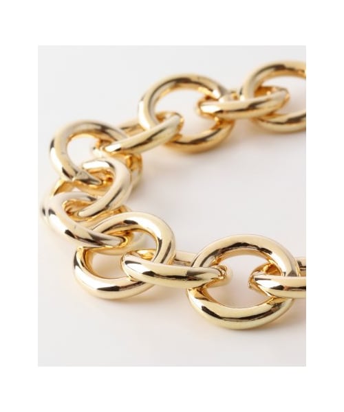 KBF（ケイビーエフ）の「KBF+ リングチェーンブレスレット（アクセサリー・レディース・SILVER/GOLD・one）」の4枚目の写真