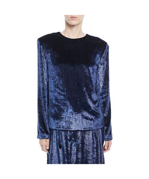 tibi velvet top