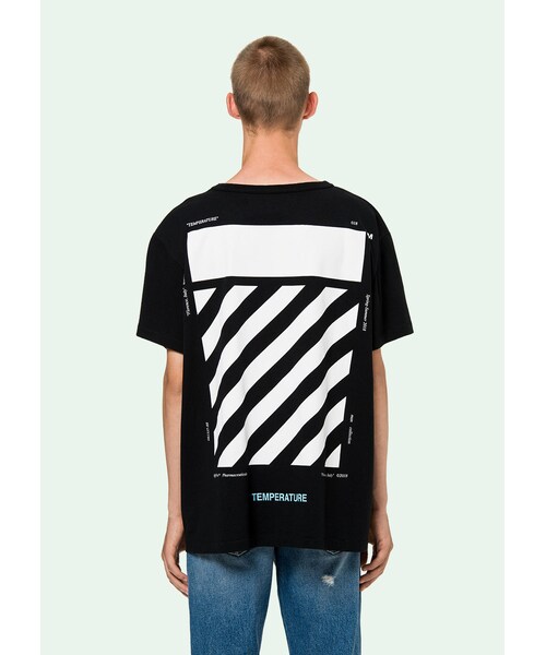 off white（オフホワイト）の「OFF WHITE DIAG TEMPERATURE S/S TEE 