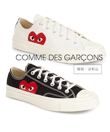 PLAY Comme Des Garcons AXT0640512WHITE 関税送料込 CONVERSE（コンバース）の「関税送料込【COMME des GARCONS