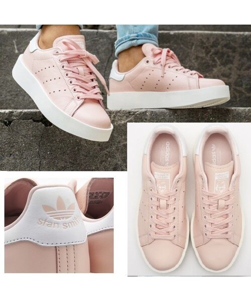 adidas（アディダス）の「ADIDAS ORIGINALS☆STAN SMITH BOLD W ピンク