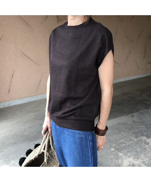 copine（コピン）の「大人ベーシック！フレンチスリーブシンプルニットソー【クリックポスト対象商品】（ニット/セーター・レディース・その他）」の10枚目の写真