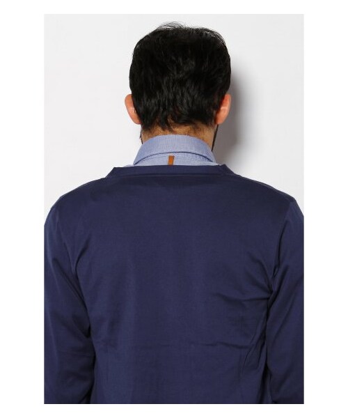 B.C STOCK（ベーセーストック）の「スーピマカーデ（カーディガン・メンズ・レッド/ブルー/ホワイト・38/40/42）」の8枚目の写真