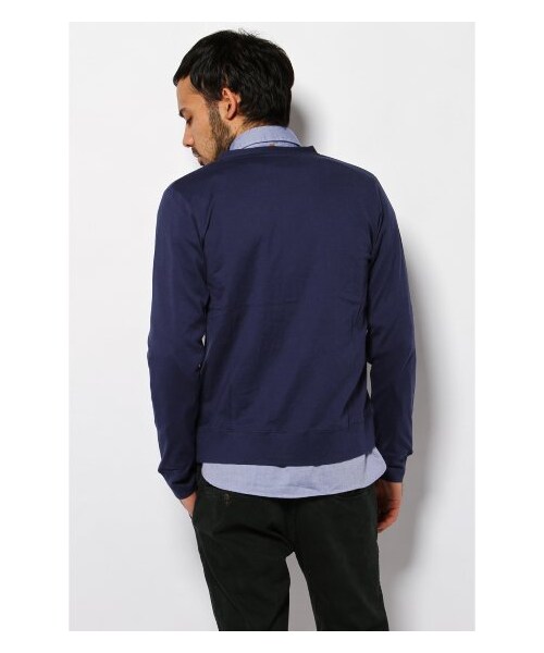 B.C STOCK（ベーセーストック）の「スーピマカーデ（カーディガン・メンズ・レッド/ブルー/ホワイト・38/40/42）」の6枚目の写真