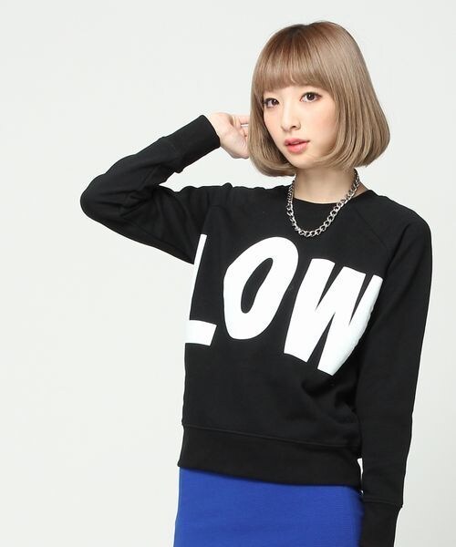 HARE（ハレ）の「カタステッチビッグロゴスエット（トップス・レディース・グレー/オフホワイト/ブラック・FREE）」の2枚目の写真