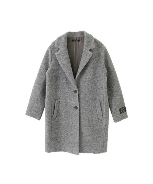 URBAN RESEARCH(アーバンリサーチ)の「スライバーニットチェスターコート(ジャケット/アウター・レディース・CAMEL/M.GRY/NAVY・FREE)」の2枚目の写真