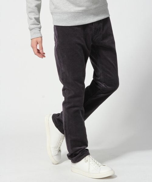 RAGEBLUE（レイジブルー）の「ストレッチコーデュロイ5ポケ（パンツ・メンズ・グレー/ブラック/ブラウン/オリーブ・Ｌ/Ｍ）」の2枚目の写真