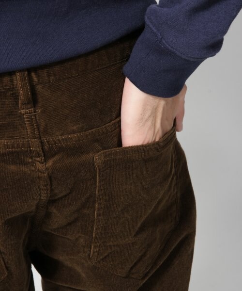 RAGEBLUE（レイジブルー）の「ストレッチコーデュロイ5ポケ（パンツ・メンズ・グレー/ブラック/ブラウン/オリーブ・Ｌ/Ｍ）」の10枚目の写真