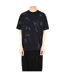 LAD MUSICIAN | ROSE PHOTO BIG T-SHIRT(Tシャツ/カットソー)