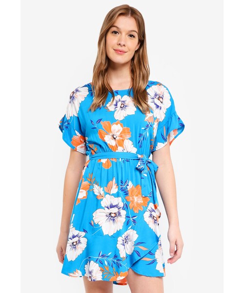 wrap dress cotton on