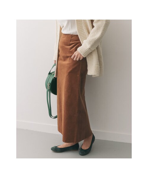 URBAN RESEARCH　DOORS　コーデュロイ　マキシストレートスカート URBAN RESEARCH DOORS（アーバンリサーチドアーズ）の