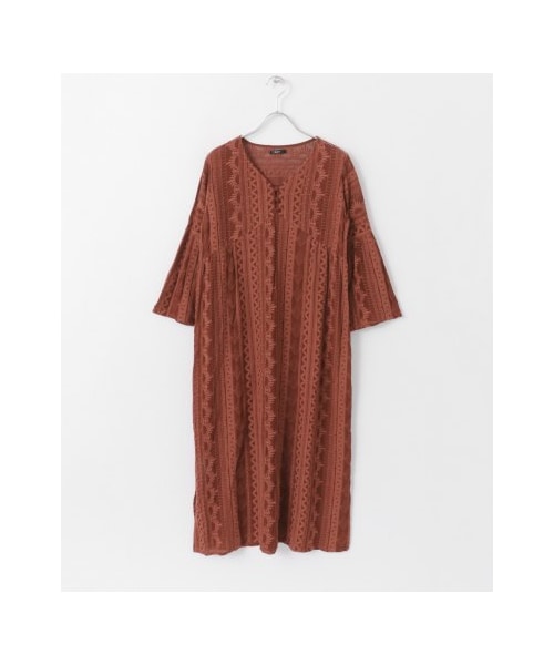 アーバンリサーチロッソ刺繍ジョーゼットワンピース URBAN RESEARCH ROSSO WOMEN（アーバンリサーチ ロッソ）の