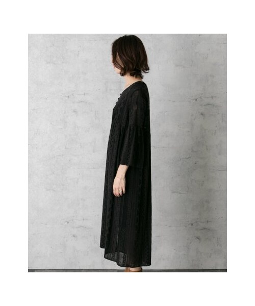アーバンリサーチロッソ刺繍ジョーゼットワンピース URBAN RESEARCH ROSSO WOMEN（アーバンリサーチ ロッソ）の
