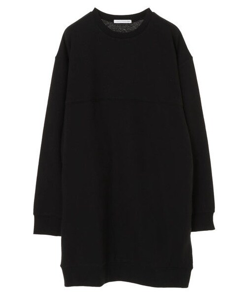 E hyphen world gallery(イーハイフンワールドギャラリー)の「ライン切替スウェットワンピース(ワンピース/ドレス・杢グレー/ブラック/キャメル/グリーン・F)」の7枚目の写真