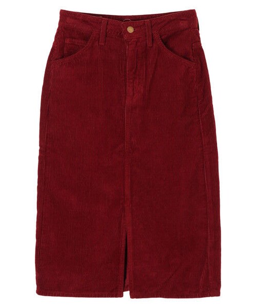 E hyphen world gallery（イーハイフンワールドギャラリー）の「Lee CORDUROY SKIRT（スカート・ブラック/ブリックレッド/キャメル/グリーン・S/M）」の8枚目の写真