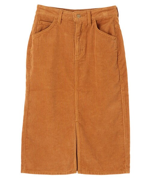 E hyphen world gallery（イーハイフンワールドギャラリー）の「Lee CORDUROY SKIRT（スカート・ブラック/ブリックレッド/キャメル/グリーン・S/M）」の9枚目の写真