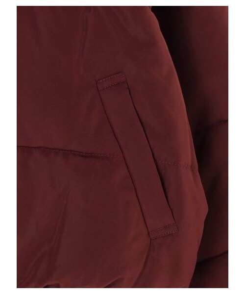 E hyphen world gallery（イーハイフンワールドギャラリー）の「・カラー中綿ショートブルゾン（ジャケット/アウター・ブラック/ベージュ/マスタード/カーキ/ネイビー/バーガンディー・F）」の6枚目の写真