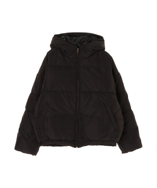 E hyphen world gallery（イーハイフンワールドギャラリー）の「・カラー中綿ショートブルゾン（ジャケット/アウター・ブラック/ベージュ/マスタード/カーキ/ネイビー/バーガンディー・F）」の8枚目の写真