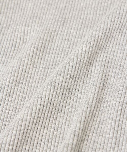 LOWRYS FARM（ローリーズファーム）の「リブメロープルオーバー（トップス・オフ/ブラック/ボーダー/グレー/ブラウン）」の15枚目の写真