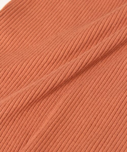 LOWRYS FARM（ローリーズファーム）の「リブメロープルオーバー（トップス・オフ/ブラック/ボーダー/グレー/ブラウン）」の16枚目の写真