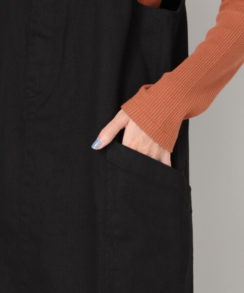 LOWRYS FARM(ローリーズファーム)の「ツイルジャンスカ(ワンピース/ドレス・ブラック/ベージュ)」の8枚目の写真