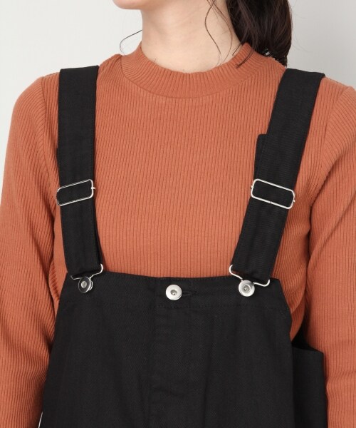 LOWRYS FARM(ローリーズファーム)の「ツイルジャンスカ(ワンピース/ドレス・ブラック/ベージュ)」の6枚目の写真