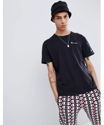 Champion | Champion t-shirt with small script logo in black(Tシャツ/カットソー)