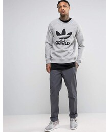 adidas originals ラガーシャツ 1972年ロゴ　スウェット 楽天市場】90s USA製 アディダス トレフォイル 刺繍 スウェット