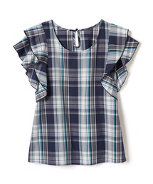GRL | チェックティアードスリーブトップス(シャツ/ブラウス)