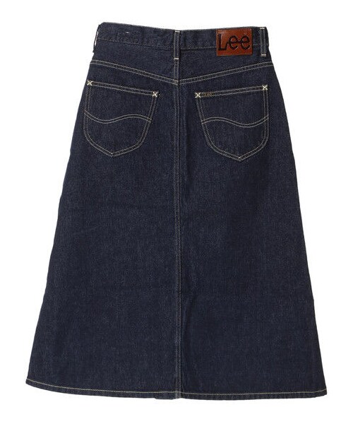E hyphen world gallery（イーハイフンワールドギャラリー）の「Lee BUTTON SKIRT（スカート・インディゴ/ミディアムインディゴ・S/M）」の2枚目の写真