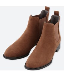 UNIQLO | サイドゴアショートブーツ（スエード）(その他シューズ)