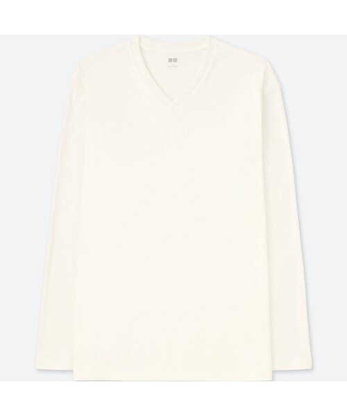 UNIQLO（ユニクロ）の「ソフトタッチVネックT（長袖）（Tシャツ