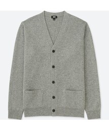 UNIQLO | プレミアムラムVネックカーディガン（長袖）(ニット/セーター)