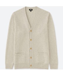 UNIQLO | プレミアムラムVネックカーディガン（長袖）(ニット/セーター)