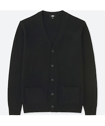 UNIQLO | プレミアムラムVネックカーディガン（長袖）(ニット/セーター)