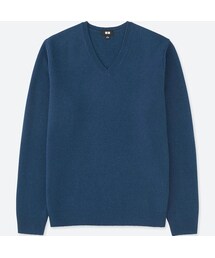 UNIQLO | プレミアムラムＶネックセーター（長袖）(ニット/セーター)