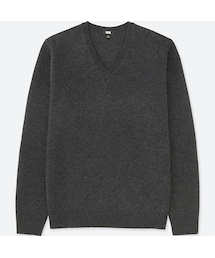 UNIQLO | プレミアムラムＶネックセーター（長袖）(ニット/セーター)