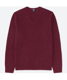 UNIQLO | プレミアムラムＶネックセーター（長袖）(ニット/セーター)