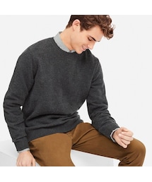 UNIQLO | プレミアムラムクルーネックセーター（長袖）(ニット/セーター)