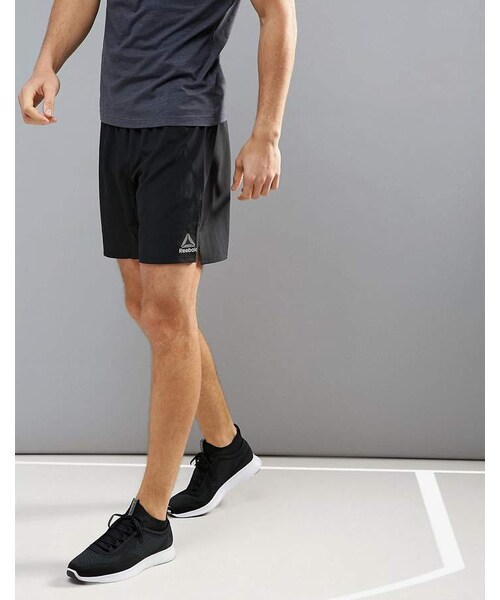 Reebok(リーボック)の「Reebok Running 7 Inch Shorts In Black BR4401(その他パンツ・メンズ・Black・XL)」の1枚目の写真