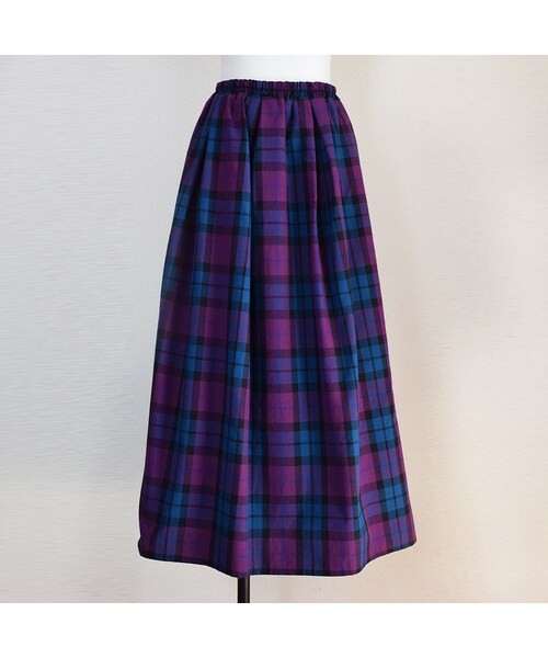 no brand（ノーブランド）の「[ RE-ARRIVAL ]   マドラスチェックロングSK（スカート・レディース・その他）」の5枚目の写真