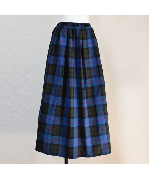 no brand（ノーブランド）の「[ RE-ARRIVAL ]   マドラスチェックロングSK（スカート・レディース・その他）」の6枚目の写真