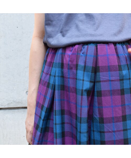 no brand（ノーブランド）の「[ RE-ARRIVAL ]   マドラスチェックロングSK（スカート・レディース・その他）」の12枚目の写真