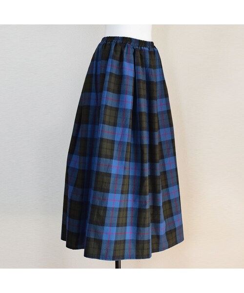 no brand（ノーブランド）の「[ RE-ARRIVAL ]   マドラスチェックロングSK（スカート・レディース・その他）」の8枚目の写真