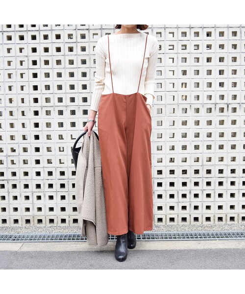 no brand（ノーブランド）の「[ RE-ARRIVAL ] ソフトツイルキャミサロペット（ワンピース・レディース・その他）」の12枚目の写真