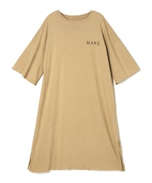 GRL | ロゴルーズTシャツワンピース(シャツワンピース)