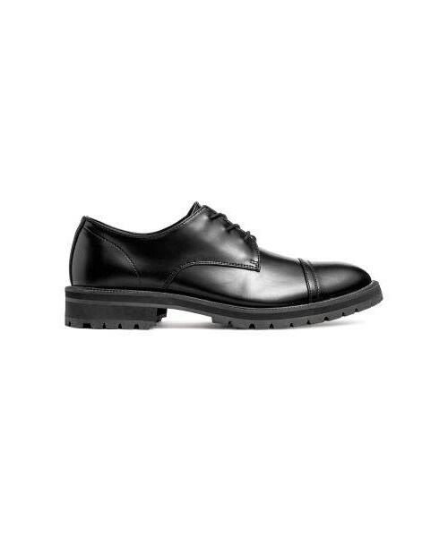 H M エイチ アンド エム の H M Chunky Soled Derby Shoes Black シューズ Wear H M エイチ アンド エム の H M Chunky Soled Derby Shoes Black シューズ Wear