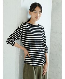 AMERICAN HOLIC | クルーネックゆるカットプルオーバー(トップス)